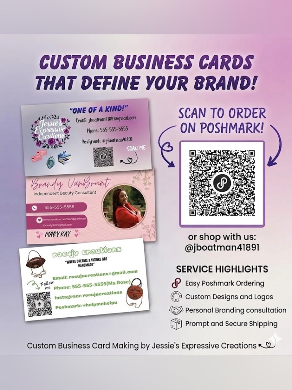 Business Cards / Thank you Designed